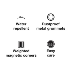 Sonoma Goods For Life® Medium Weight Fabric Shower Curtain Liner -Sonoma Goods For Life Shop 3384209 ALT3