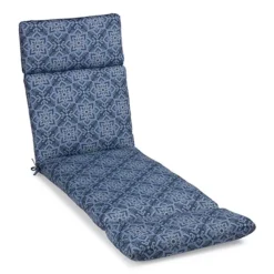 Sonoma Goods For Life® Indoor Outdoor Chaise Cushion -Sonoma Goods For Life Shop 3553832 Blue Mosaic Tile