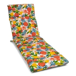 Sonoma Goods For Life® Indoor Outdoor Chaise Cushion -Sonoma Goods For Life Shop 3553832 White Floral