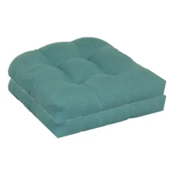 Sonoma Goods For Life® Indoor Outdoor 2-piece Single Wicker Chair Cushion Set -Sonoma Goods For Life Shop 3553841 Aqua