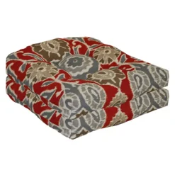 Sonoma Goods For Life® Indoor Outdoor 2-piece Single Wicker Chair Cushion Set -Sonoma Goods For Life Shop 3553841 Ikat