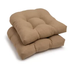 Sonoma Goods For Life® Indoor Outdoor 2-piece Single Wicker Chair Cushion Set -Sonoma Goods For Life Shop 3553841 Khaki