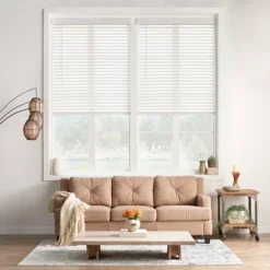 Sonoma Goods For Life® Cordless Faux Wood Blind - 64" Length 8 Sonoma Goods For Life® Cordless Faux Wood Blind - 64" Length -Sonoma Goods For Life Shop 3598915 White