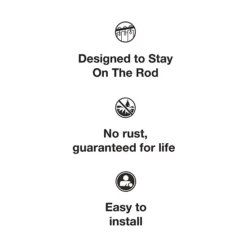 Sonoma Goods For Life® No Rust S Shower Curtain Hooks -Sonoma Goods For Life Shop 3944606 ALT3