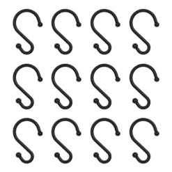 Sonoma Goods For Life® No Rust S Shower Curtain Hooks -Sonoma Goods For Life Shop 3944606 Matte Black