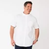 Big & Tall Sonoma Goods For Life® Perfect-Length Button-Down Shirt -Sonoma Goods For Life Shop 3974513 White Oxford