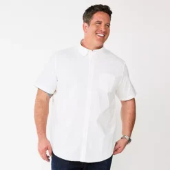 Big & Tall Sonoma Goods For Life® Perfect-Length Button-Down Shirt