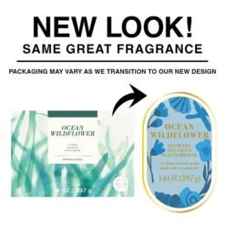 Sonoma Goods For Life® 14-oz. Ocean Wild Flowers Candle Jar -Sonoma Goods For Life Shop 4227937 ALT2