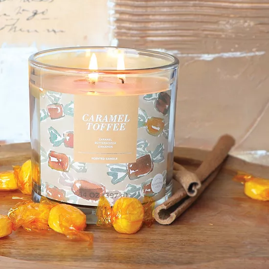 Sonoma Goods For Life® Caramel Toffee 14-oz. Single Pour Jar Candle 6 Sonoma Goods For Life® Caramel Toffee 14-oz. Single Pour Jar Candle - Image 4
