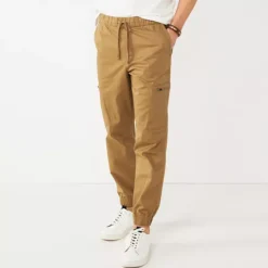 Men's Sonoma Goods For Life® Zip Cargo Jogger Pants -Sonoma Goods For Life Shop 5004505 Woodgrain 1