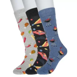 Men's Sonoma Goods For Life® 3-pack Mixed Novelty Socks 37 Men's Sonoma Goods For Life® 3-pack Mixed Novelty Socks -Sonoma Goods For Life Shop 5166829 Bbq Denim