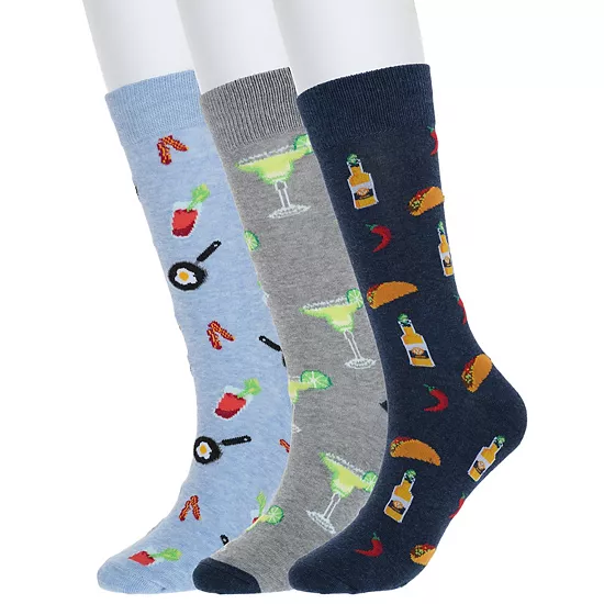 Men's Sonoma Goods For Life® 3-pack Mixed Novelty Socks 15 Men's Sonoma Goods For Life® 3-pack Mixed Novelty Socks - Image 13