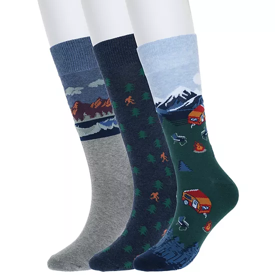 Men's Sonoma Goods For Life® 3-pack Mixed Novelty Socks 20 Men's Sonoma Goods For Life® 3-pack Mixed Novelty Socks - Image 18
