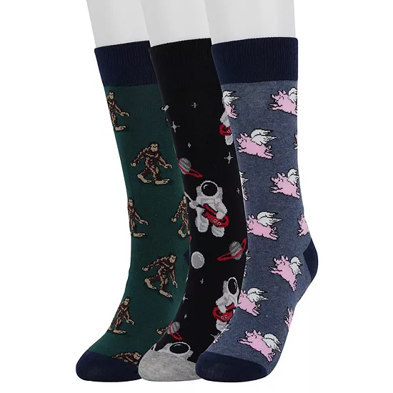 Men's Sonoma Goods For Life® 3-pack Mixed Novelty Socks 8 Men's Sonoma Goods For Life® 3-pack Mixed Novelty Socks - Image 6