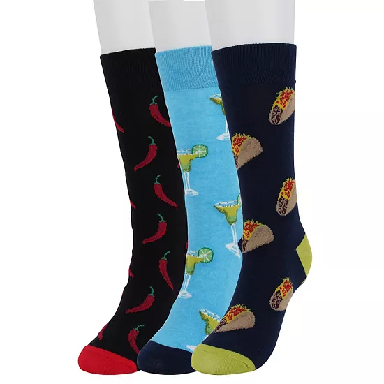 Men's Sonoma Goods For Life® 3-pack Mixed Novelty Socks 9 Men's Sonoma Goods For Life® 3-pack Mixed Novelty Socks - Image 7