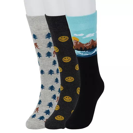 Men's Sonoma Goods For Life® 3-pack Mixed Novelty Socks 17 Men's Sonoma Goods For Life® 3-pack Mixed Novelty Socks - Image 15