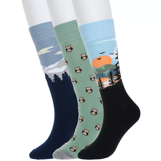 Men's Sonoma Goods For Life® 3-pack Mixed Novelty Socks 6 Men's Sonoma Goods For Life® 3-pack Mixed Novelty Socks - Image 4