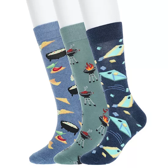 Men's Sonoma Goods For Life® 3-pack Mixed Novelty Socks 12 Men's Sonoma Goods For Life® 3-pack Mixed Novelty Socks - Image 10