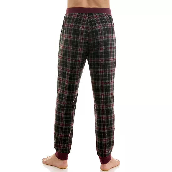 Men's Sonoma Goods For Life® Supersoft Waffle Pajama Pants With Banded Bottoms 3 Men's Sonoma Goods For Life® Supersoft Waffle Pajama Pants With Banded Bottoms - Image 2