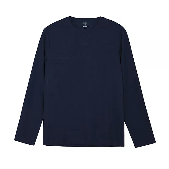 Men's Sonoma Goods For Life® Supersoft Waffle Long Sleeve Crewneck Pajama Shirt 6 Men's Sonoma Goods For Life® Supersoft Waffle Long Sleeve Crewneck Pajama Shirt - Image 4