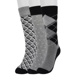 Men's Sonoma Goods For Life® 3-pack Patterned Dress Socks