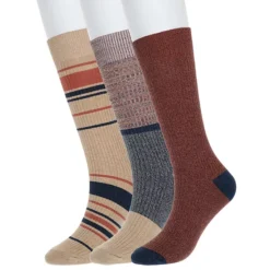 Men's Sonoma Goods For Life® 3-pack Patterned Dress Socks -Sonoma Goods For Life Shop 5302030 Sienna