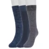 Men's Sonoma Goods For Life® 3-pack Marled Crew Socks -Sonoma Goods For Life Shop 5302032 Navy
