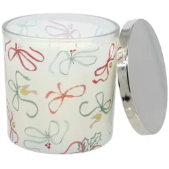 Sonoma Goods For Life® 12-oz. Holiday Bows Decal Candle -Sonoma Goods For Life Shop 53727010 CC ALT3