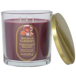 Sonoma Goods For Life® Holiday Cabernet 14-oz. Soy Blend Scented Candle -Sonoma Goods For Life Shop 54338126 CC ALT3
