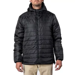 Men's Sonoma Goods For Life® Hooded Puffy Jacket -Sonoma Goods For Life Shop 5470837 Black