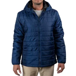 Men's Sonoma Goods For Life® Hooded Puffy Jacket -Sonoma Goods For Life Shop 5470837 Blue