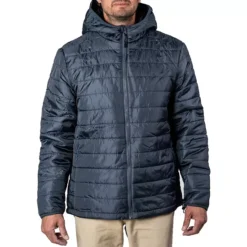 Men's Sonoma Goods For Life® Hooded Puffy Jacket -Sonoma Goods For Life Shop 5470837 Grey 1
