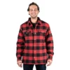 Men's Sonoma Goods For Life® Flannel Sherpa-Lined Shirt Jacket -Sonoma Goods For Life Shop 5470839 Buffalo Red