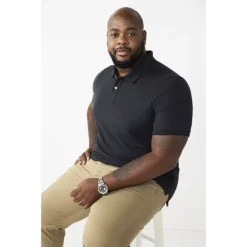 Big & Tall Sonoma Goods For Life® Short Sleeve Pique Polo -Sonoma Goods For Life Shop 5674882 CP ALT3