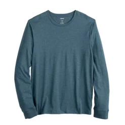 Men's Adaptive Sonoma Goods For Life® Easy Dressing Long Sleeve Crew Tee -Sonoma Goods For Life Shop 5689648 Knight Blue