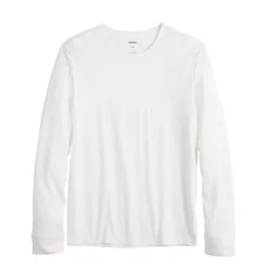 Men's Adaptive Sonoma Goods For Life® Easy Dressing Long Sleeve Crew Tee