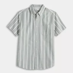 Men's Sonoma Goods For Life® Short Sleeve Perfect Length Button Down Shirt -Sonoma Goods For Life Shop 5806004 CP ALT4