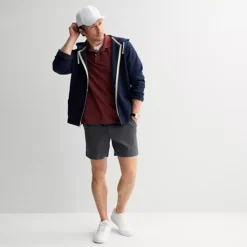 Men's Sonoma Goods For Life® Short Sleeve Relaxed Fit Pique Polo -Sonoma Goods For Life Shop 6137361 ALT3