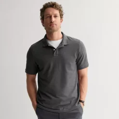 Men's Sonoma Goods For Life® Short Sleeve Relaxed Fit Pique Polo