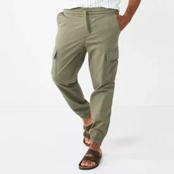 Men's Sonoma Goods For Life® Pull-On Cargo Jogger Pants -Sonoma Goods For Life Shop 6165784 Olive