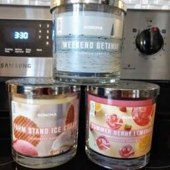 Sonoma Goods For Life® Weekend Getaway 14-oz. 3-Wick Candle Jar -Sonoma Goods For Life Shop 620 14