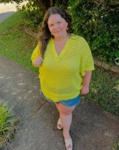 Plus Size Sonoma Goods For Life® Short Sleeve Henley Sweater -Sonoma Goods For Life Shop 620 5