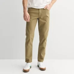 Men's Sonoma Goods For Life® Athletic Fit Jeans -Sonoma Goods For Life Shop 6313684 Khaki