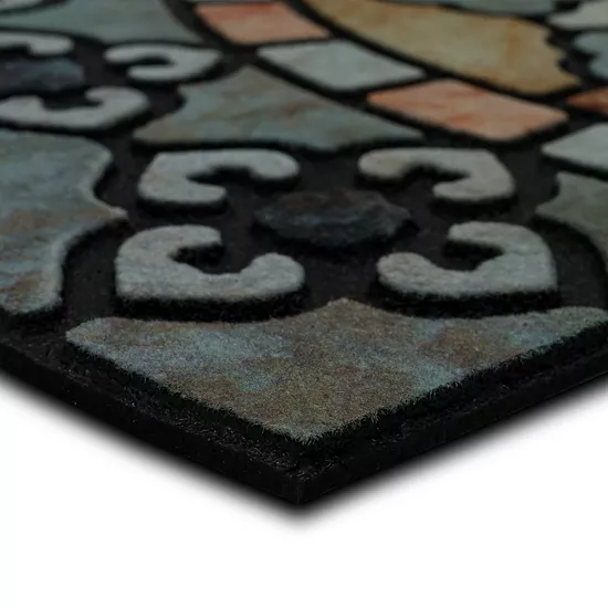 Sonoma Goods For Life® Mineral Medallion 23" X 35" All Weather Doormat 4 Sonoma Goods For Life® Mineral Medallion 23" X 35" All Weather Doormat - Image 2