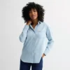 Women's Sonoma Goods For Life® Oversized Boyfriend Shirt -Sonoma Goods For Life Shop 6474811 New Chambray