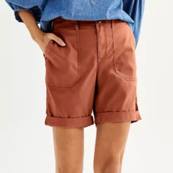 Women's Sonoma Goods For Life® Utility Bermuda Shorts -Sonoma Goods For Life Shop 6493154 Cinnamon Powder