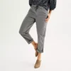 Women's Sonoma Goods For Life® Easy Paper Bag Waist Capri -Sonoma Goods For Life Shop 6494507 Trinity Gray