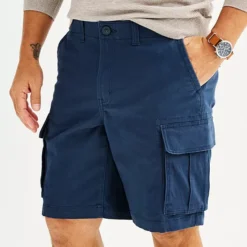 Men's Sonoma Goods For Life® 10" Flexwear Everyday Cargo Shorts -Sonoma Goods For Life Shop 6519841 Cool Creek