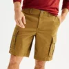 Men's Sonoma Goods For Life® 10" Flexwear Everyday Cargo Shorts -Sonoma Goods For Life Shop 6519841 Willow Oak