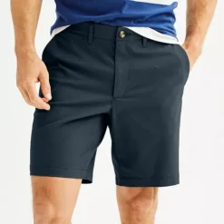 Men's Sonoma Goods For Life® 9" Flexwear Flat Front Shorts -Sonoma Goods For Life Shop 6524871 Navy